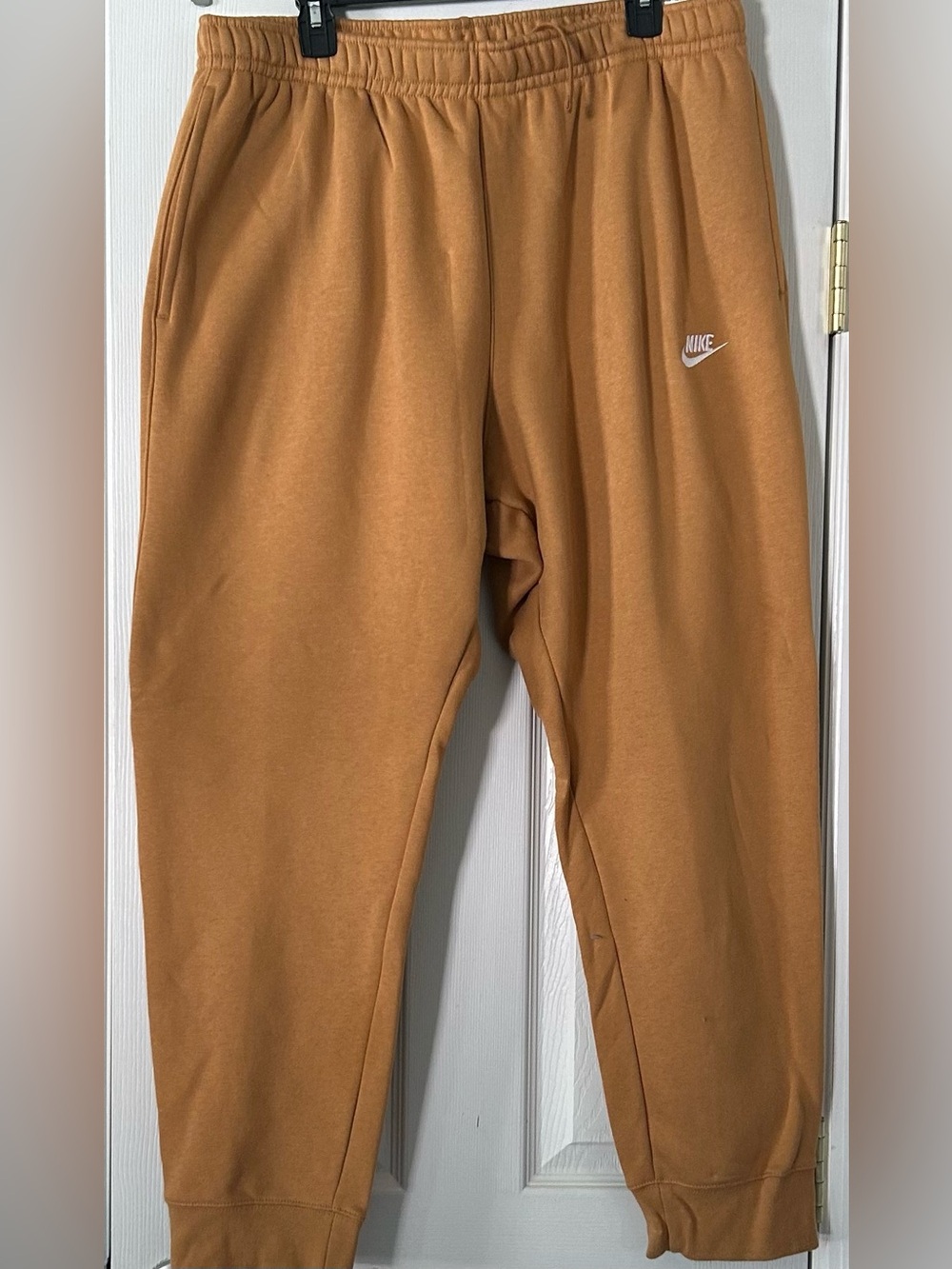 Nike Sportswear Club Fleece Joggers Pants Brown Flax Men's Size 3XL BV2671-224